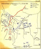 52 Gefechtsfelder des Regiment am 17. und 19. Mai 1916